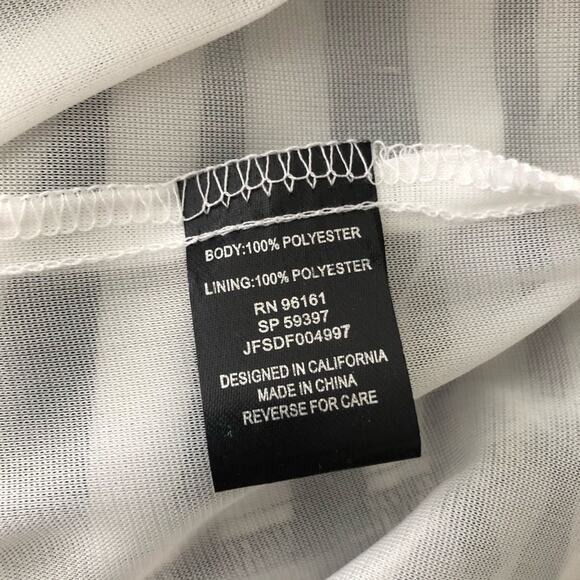 BeBop black and white striped dress - Picture 7 of 7